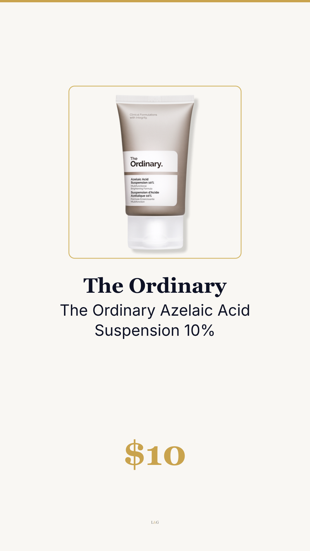 The Ordinary Azelaic Acid Suspension 10%